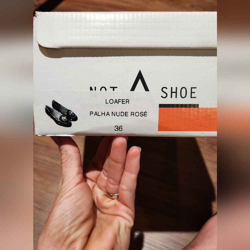 Women's Loafer Palha Nude Rose Not A Shoe Size 7 - Picture 14 of 15